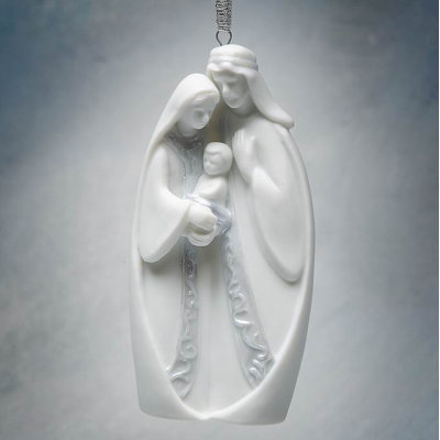 4.13'' Handmade Porcelain Religious & Spiritual Hanging Figurine Ornament