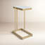 Brigitte Marble Top Frame End Table