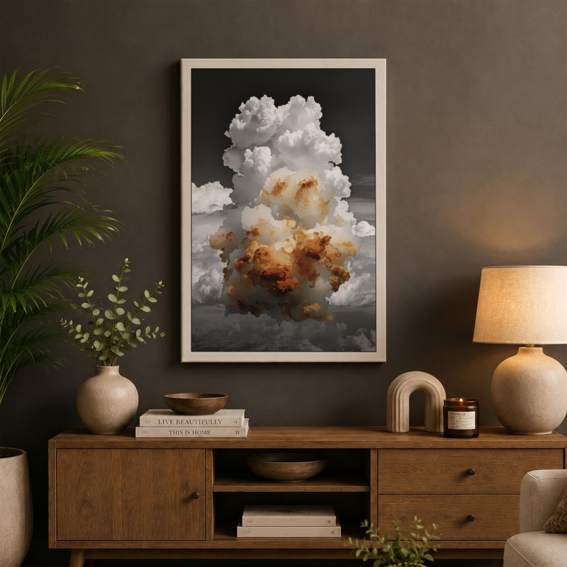 Catastrophic Blast Modern - Wrapped Canvas, 24x16 - 61.0 x 40.6 cm, White Border