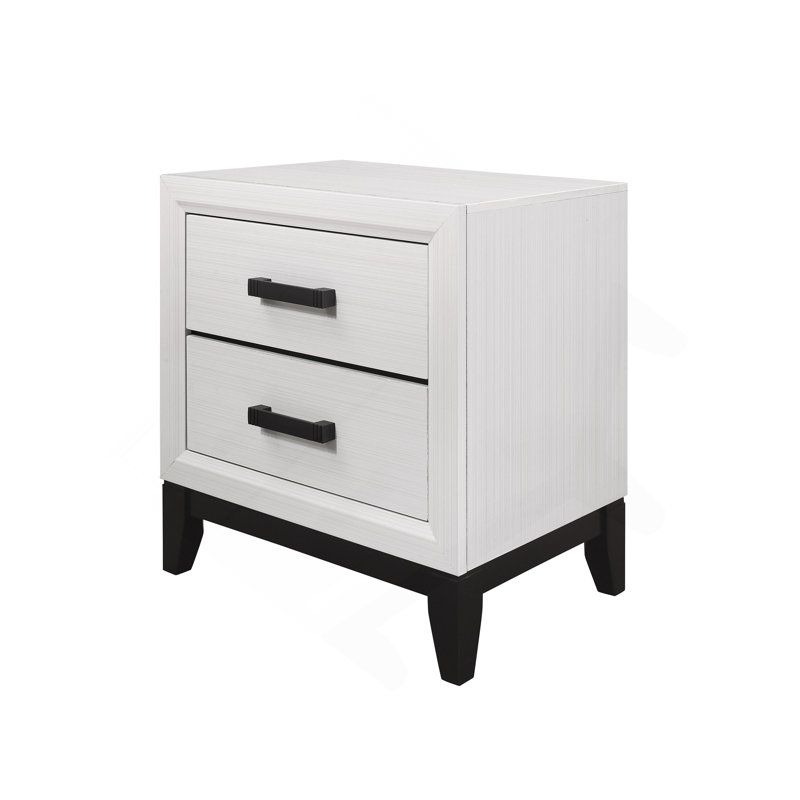 MIRAGE WHITE NIGHTSTAND, White