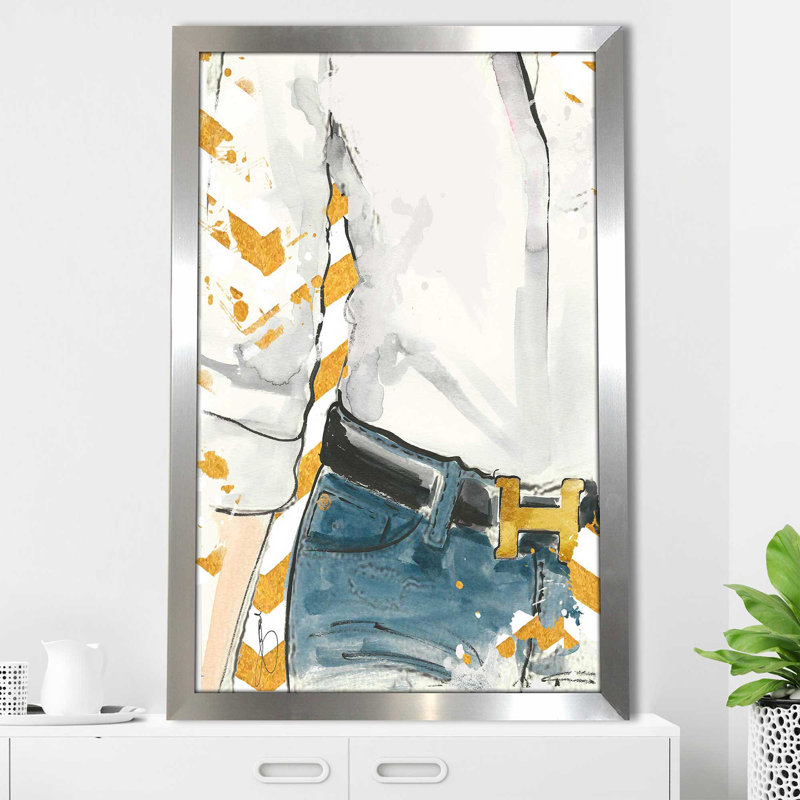 "Ceinture d'Hermès" par Jodi, reproduction sur acrylique