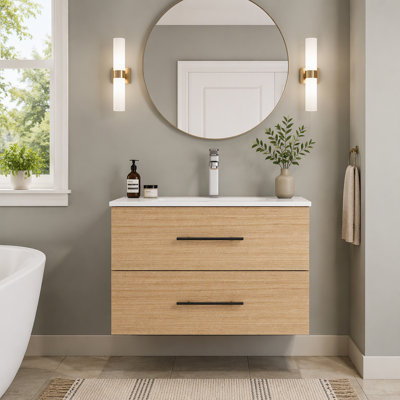 Wall Mounted With Ceramic Top