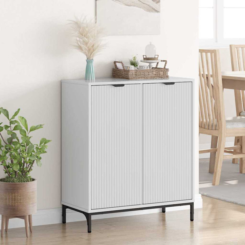 69.5cm Sideboard, High Gloss White