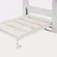 Lit escamotable double avec plusieurs tablettes de rangement et une armoire