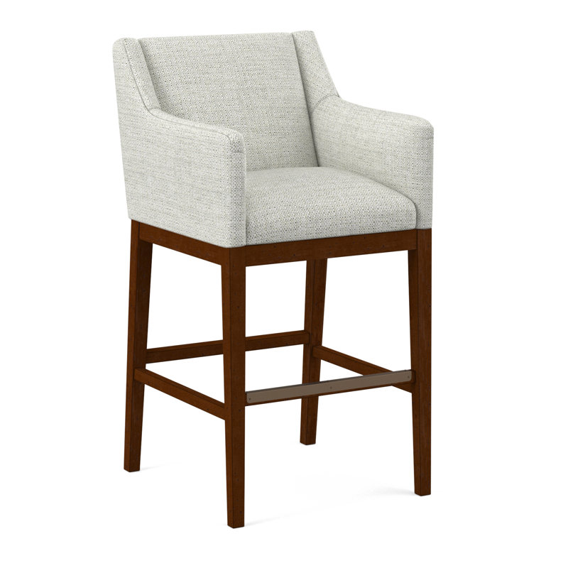 Upholstered Stool, 61703-88, Black