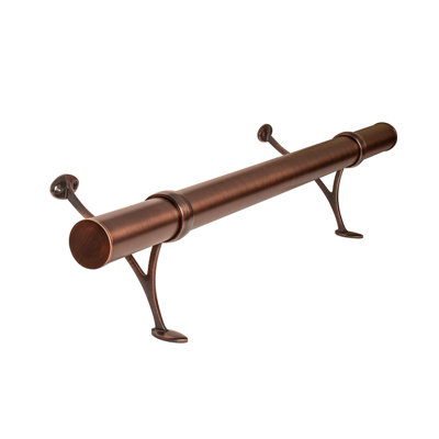 4ft Bar Foot Rail Kit Complete Undercounter Mount Hardware and Tubing