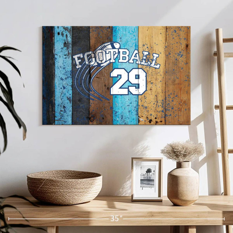 Surface du logo du football Sireci, 16" H x 24" W