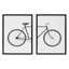 «Bicycle Canvas Right» et «Canvas Canvas Right» par Simon Te, impression sur toile encadrée-914111681-823335852