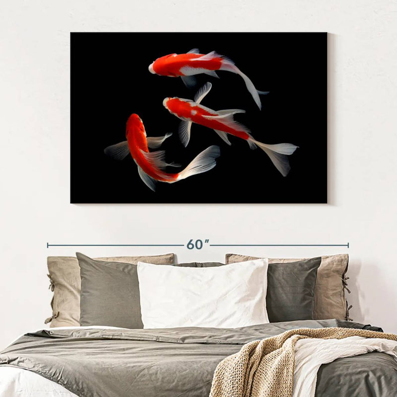 Brampt Koi Fish Trio, 34" H x 51" W