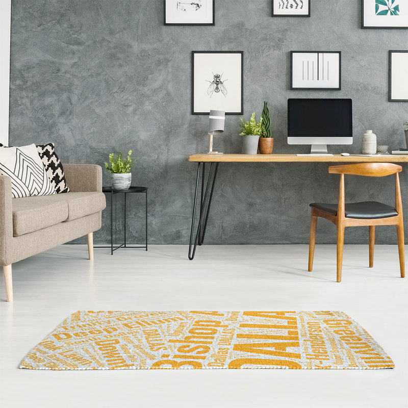 Chenille Indoor Rug, Rectangle 4' x 6'