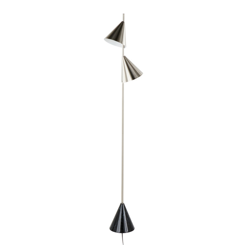 Lampe sur pied contemporaine en métal