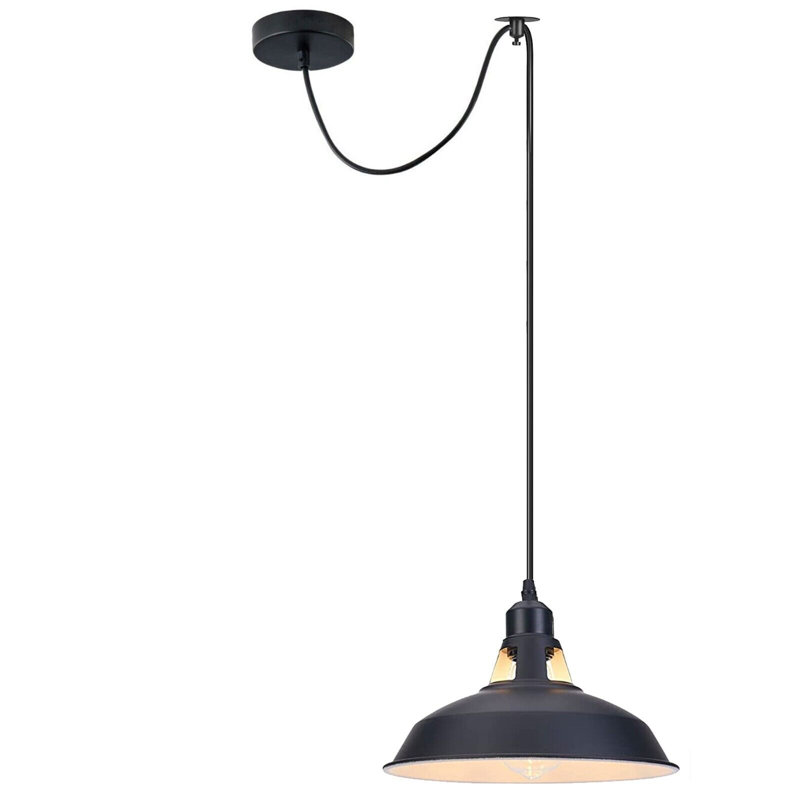 Atticus 1 - Light Black Single Pendant