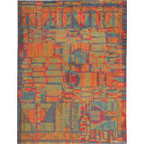 Scandinavian One-of-a-Kind Rectangle 8' X 10'10" Hand Knotted Area Rug