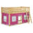 Mendelson Kids Low Bunk Bed with Curtain-1727860458-1727860457