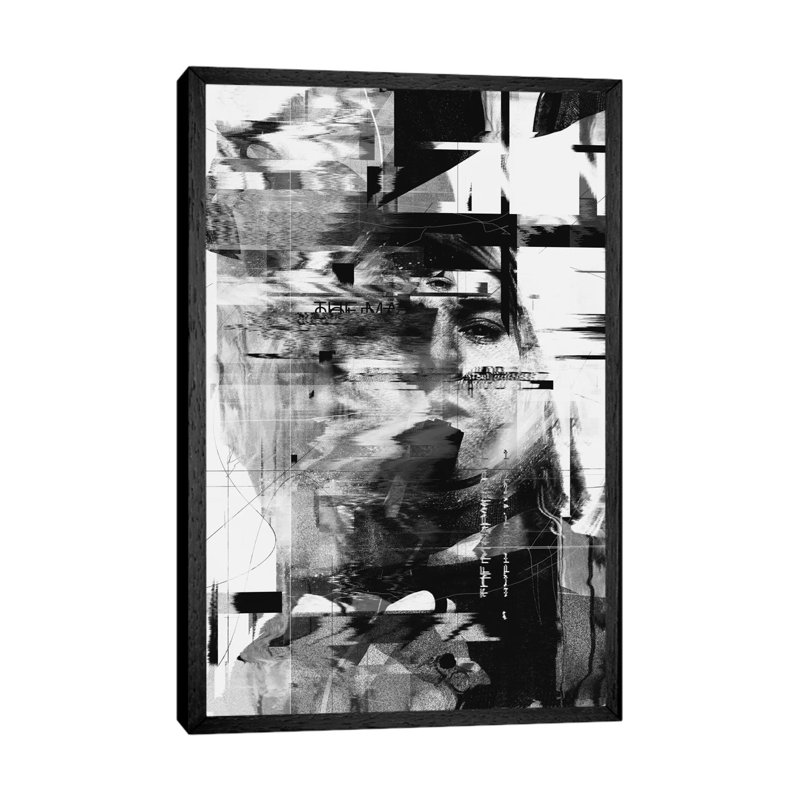 Kurt Cobain by Nicebleed - Print on Canvas, Black Framed, 101.6 cm H x 66.04 cm W
