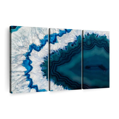 «Amethyst Geode Macro Wall Art», reproduction d'art sur toile