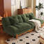Vert / bois de cerisier couleur velours côtelé + canapé-lit standard en bois massif