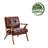 Drennen Faux Leather Armchair-943923219