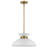 Giles 1-Light Dimmable Metal Dome Pendant with Adjustable Height-2140893632-2140893634