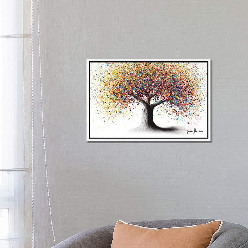 Print on Canvas, White Floater Framed, 45.72cm H x 66.04cm W x 3.81cm D