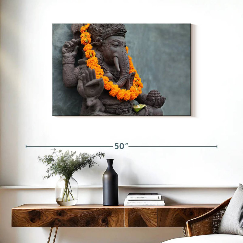 Adella Ganesha Statue, 24" H x 36" W