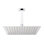 Signature Hardware 10" Modern Square Rainfall Shower Head with 4" Square Ceiling Mount Arm 2.5 gpm