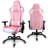 Inbox Zero Adjustable Reclining Ergonomic Faux Leather Swiveling PC & Racing Game Chair-2122853375