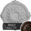 Médaillon de plafond Endurathane Orléans, P 17 5/8 po x P 3 5/8 po x P 1 7/8 po (convient aux auvents jusqu'à 4 5/8 po), finition en nuage peinte à la main-27780308