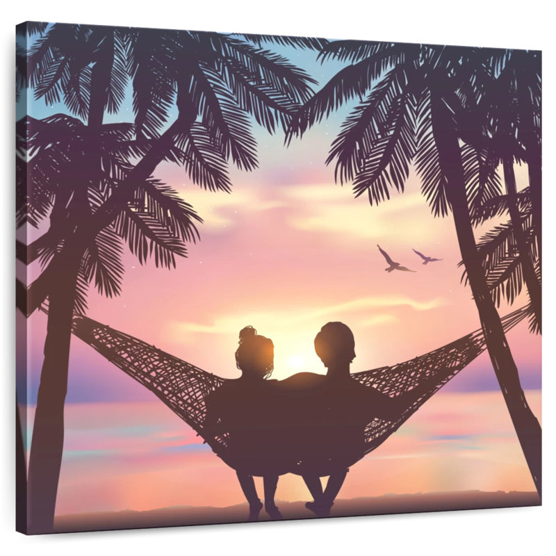 Hardie Beach Couple Silhouette