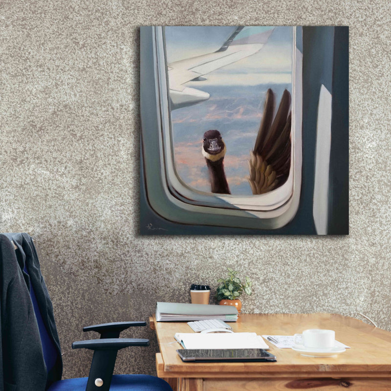 "Amical Skies" par Lucia Heffernan, H 37 po x l 37 po x P 1,5 po