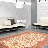 Radee One-of-a-Kind 6'8" X 10'0" New Age Wool Area Rug in Cream