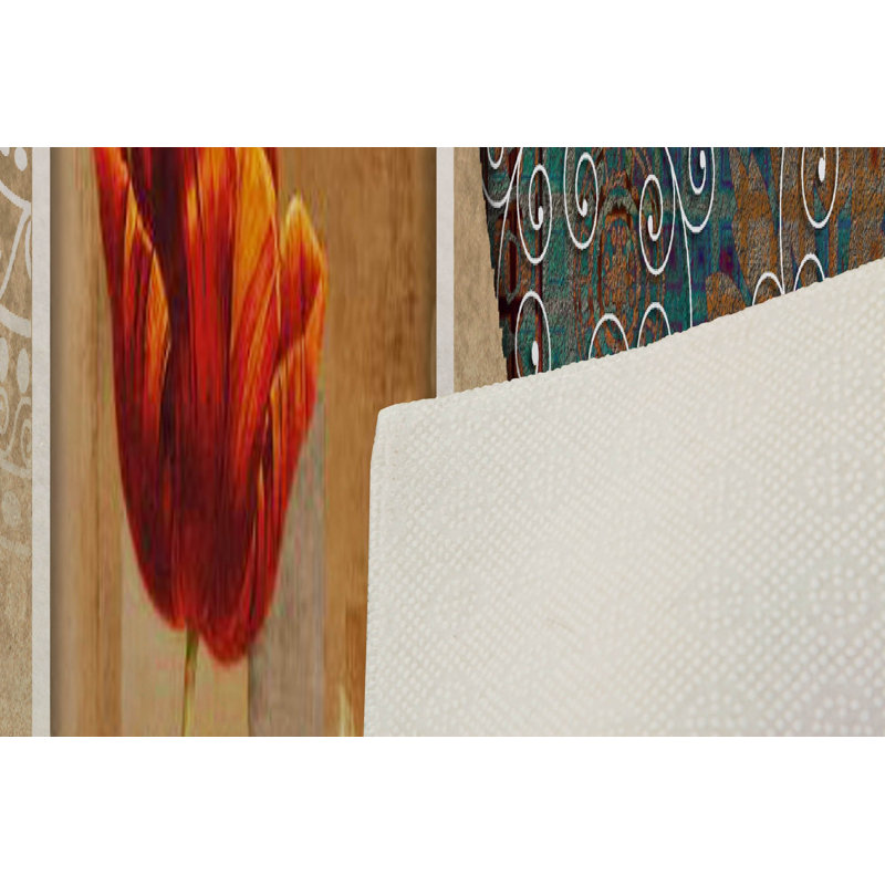 Luxurious Woven Carpet Rug, 2.6 x 4.0 ft | 100% Polyester, 0.4 in Pile Height | Antibacterial & Non-Slip PVC Dot Underside | Machine Washable, 3D Digital Printing | Perfect for Living Room & Bedroom Decor