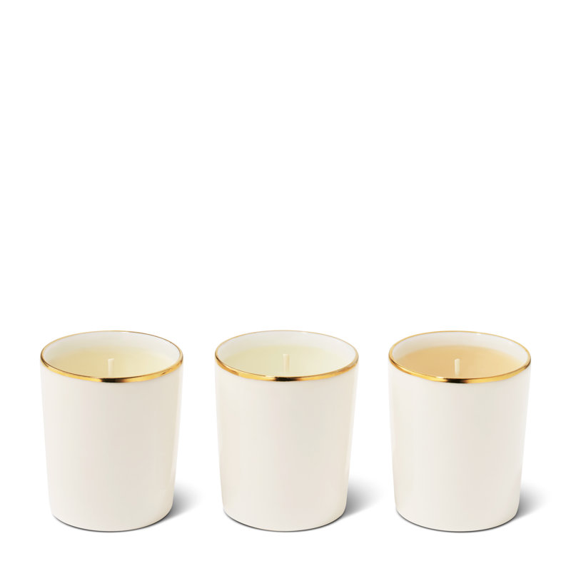 Mini ensemble de bougies trio