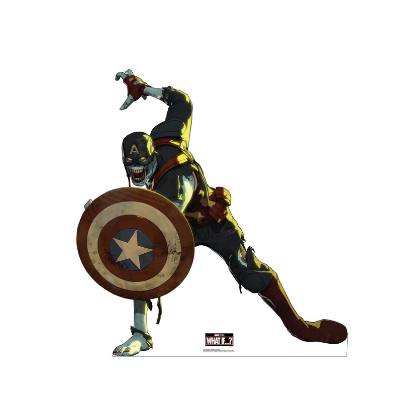Standup Zombie Captain America