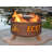 Collegiate Series Round Steel Fire Pit-14987321