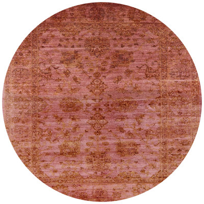 Tapis oriental orange