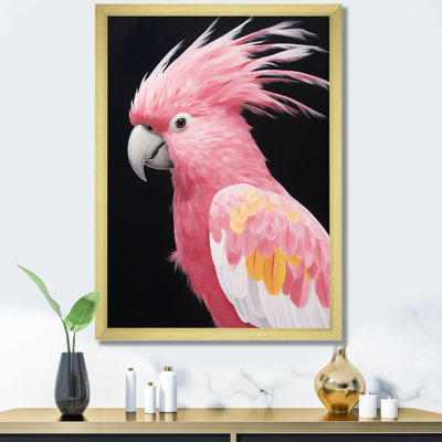 Pink Parrot In Paradise III - Parrot Wall Art