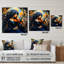 «Blue Music Classical Elegance II», art mural décoratif en acrylique-2080640739