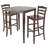 Walnut Four Leg Dining Set