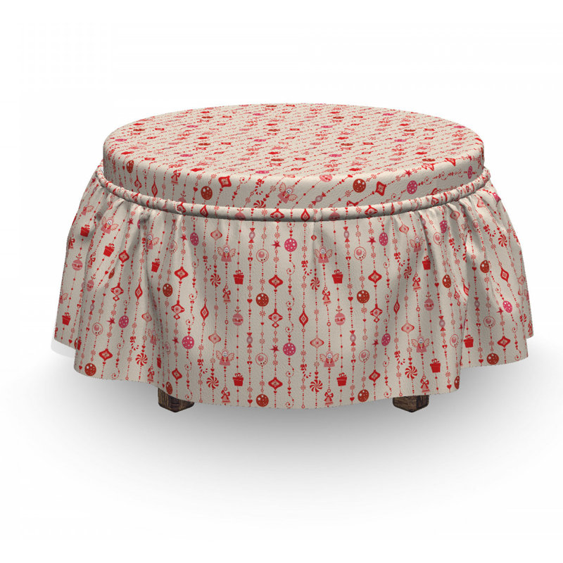 Housse pour de décoration de décoration de dessin repose-pieds