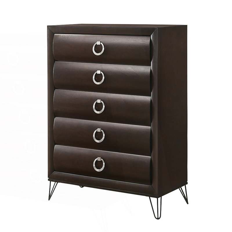 Commode, commode de chambre à coucher de style industriel