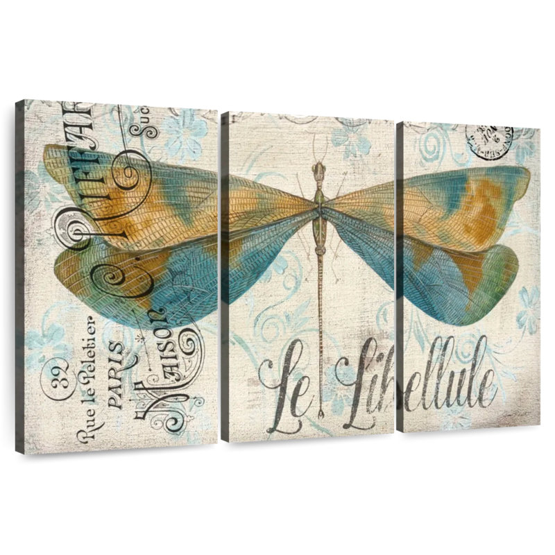 Brampt Lovely Dragonfly, 20" H x 33" W