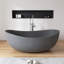 Baignoire de trempage autoportante en ciment 63 po x 38 po