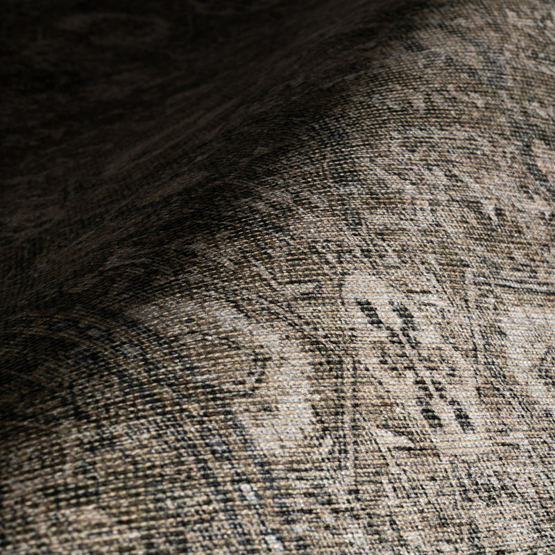 Tapis traditionnel à médaillon rétro de la collection Nuloom Hillstone Aether, Rectangle 7 pi 10 po x 10 pi