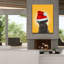  «Pug 3» par John Hovenstine, art mural sur toile, 40 po x 54 po
