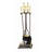 Icenhour 4 Piece Iron Fireplace Tool Set-875644272