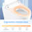 Smart Bidet Toilet, One - Piece Toilet Seat, Auto Flush And Automatic Open/Close, Heated Seat With Adjustable Temperature, Warm Water Wash Dry, Remote Control, Sensor For Cover, Female Move Modes,