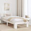 Bed Frame with Headboard Solid Pine Wood-1070559627-1070559635