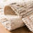 Natural Fiber Hand Woven Jute/Cotton Geometric Rug in Ivory/Beige-861601935