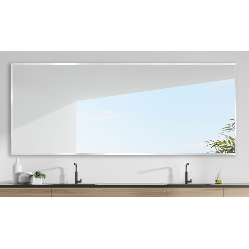 Gerhart Metal Flat Mirror, 30.63" H x 42.63" W
